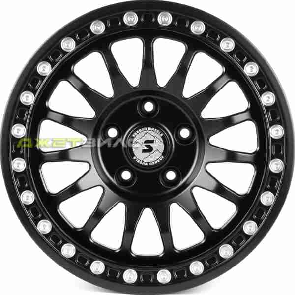 Кованый диск SKILL SV980-SK290 R17 9J 5x127 ET12 DIA 71.5 Черный Матовый + Полированные Болты