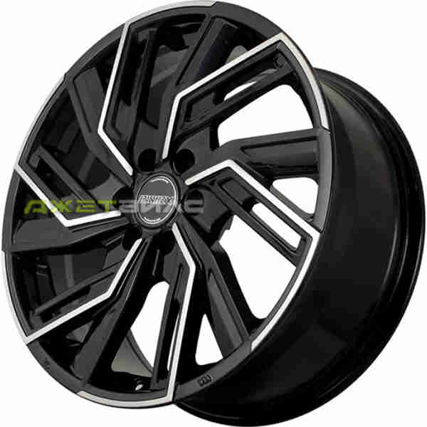 Литой диск FF KF82-1911 R18 8J 6x114.3 ET40 DIA 67.1 Gloss Black Polish