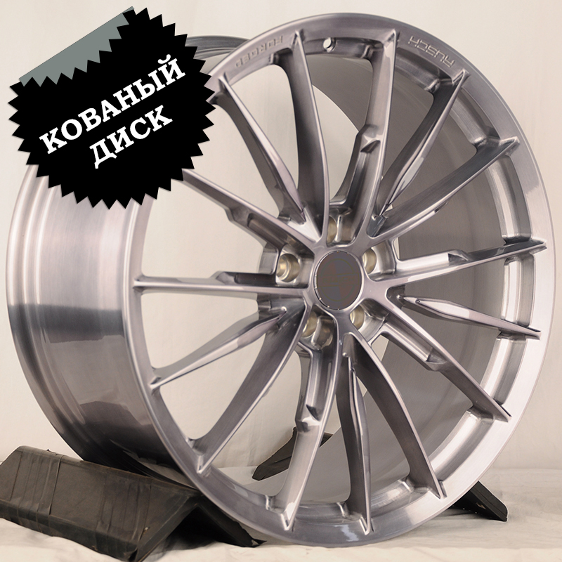 Кованый диск JETFORGED RGW1543 R21 8.5J 5x112 ET30 Кованый диск JETFORGED RGW1543 R21 8.5J 5x112 ET30 DIA 66.56 Brushed Grey