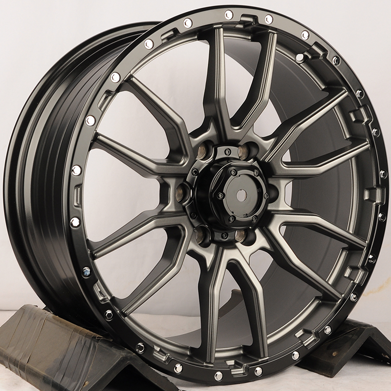 Литой диск KoKo Kuture YF6098 R20 9J 6x139.7 ET30 Литой диск KoKo Kuture YF6098 R20 9J 6x139.7 ET30 DIA 106.1 Matte Gunmetal With Black Bead Ring