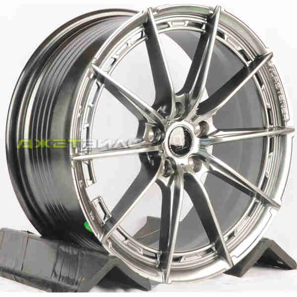 Литой диск KoKo Kuture FF586 R20 8.5J 5x112 ET35 DIA 66.45 Titanium silver