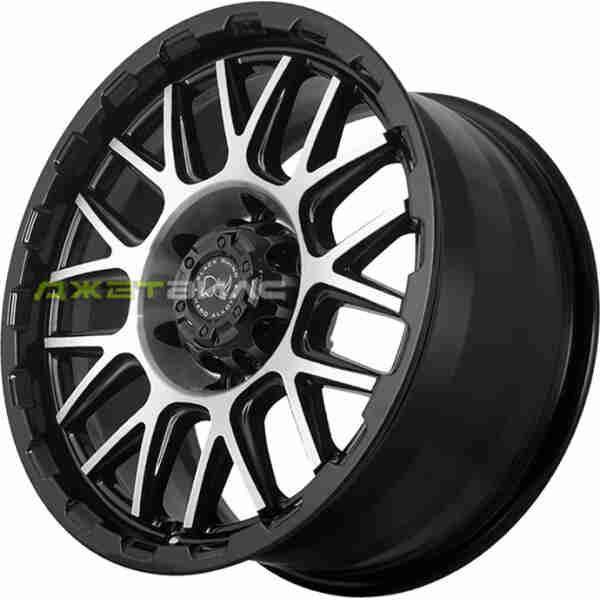 Литой диск FF FBX470-1982 R17 8.5J 6x139.7 ET25 DIA 106.1 Black Machined Face