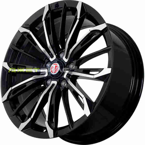 Литой диск FF SH7083-1613 R18 8J 5x114.3 ET40 DIA 73.1 Black Machined Face