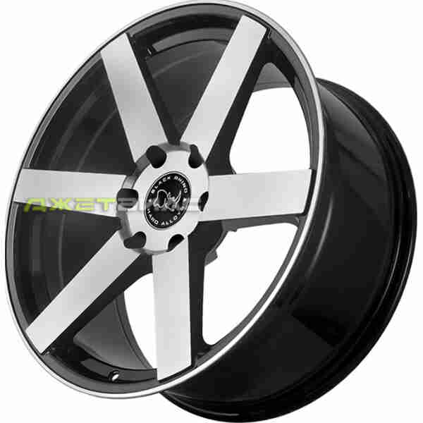 Литой диск FF 61369-1128 R20 9J 6x139.7 ET10 DIA 110.1 Black Polish