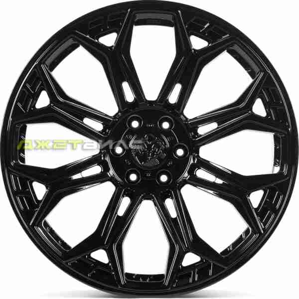 Кованый диск SKILL SV394-CS477 R24 11.5J 6x139.7 ET-10 DIA 77.8 Чёрный Глянцевый