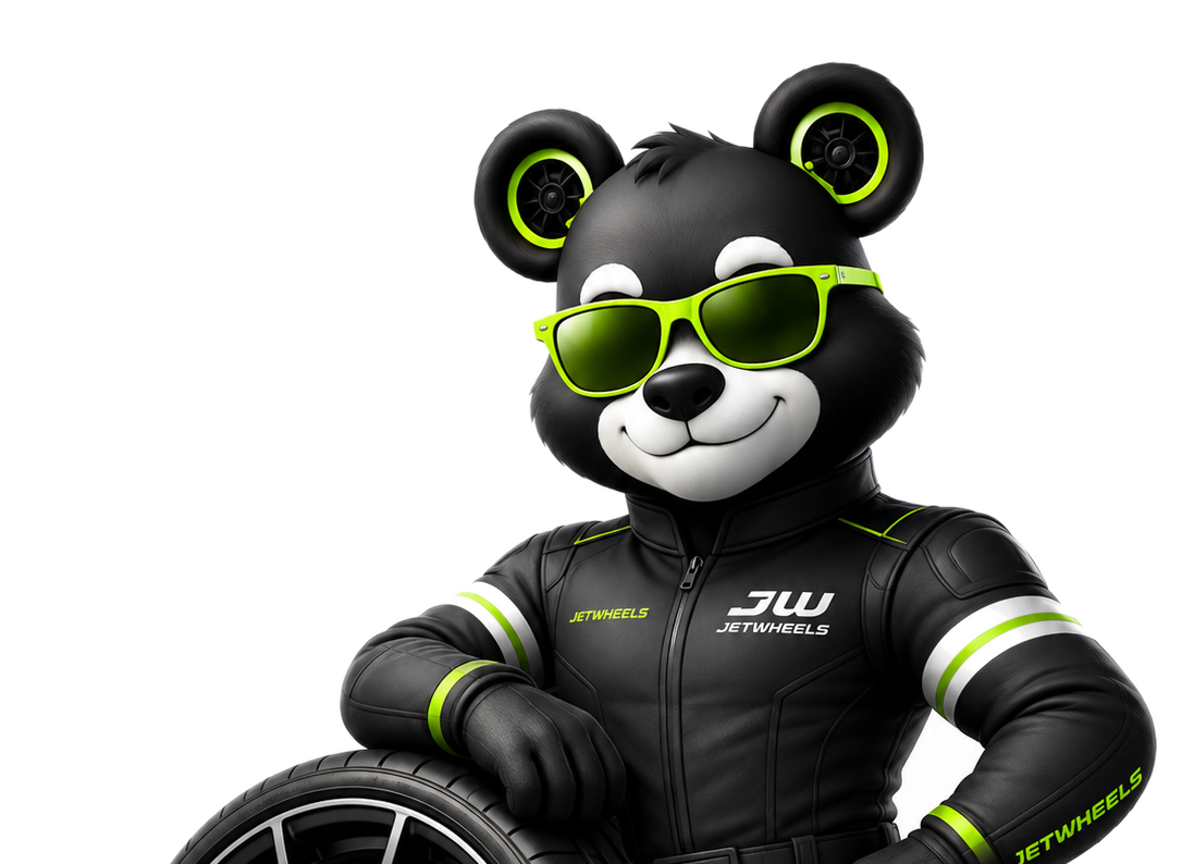 Медведь Jetwheels с автомобильным диском