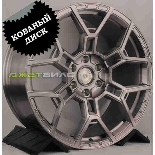 Кованый диск JETFORGED RGW3571 R22 10J 6x139.7 ET19 DIA 106.1 Brushed Grey