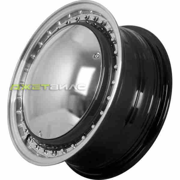 Литой диск FF REW024-1248 R14 5.5J 4x98 ET35 DIA 73.1 Black Machined Lip