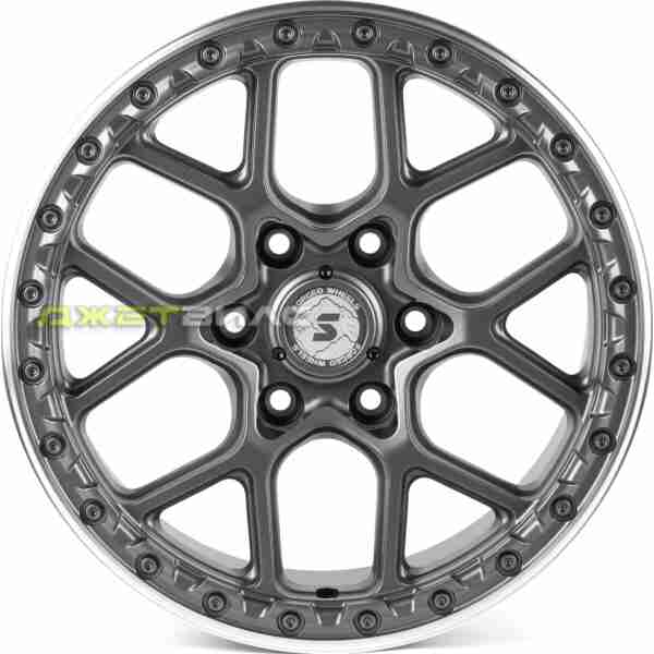 Кованый диск SKILL SB821-SB519 R17 8.5J 6x135 ET34 DIA 87.1 Графит Матовый + Полированный Обод