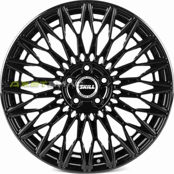 Кованый диск SKILL SL467-SL205 R19 8.5J 5x112 ET48 DIA 66.6 Чёрный Глянцевый