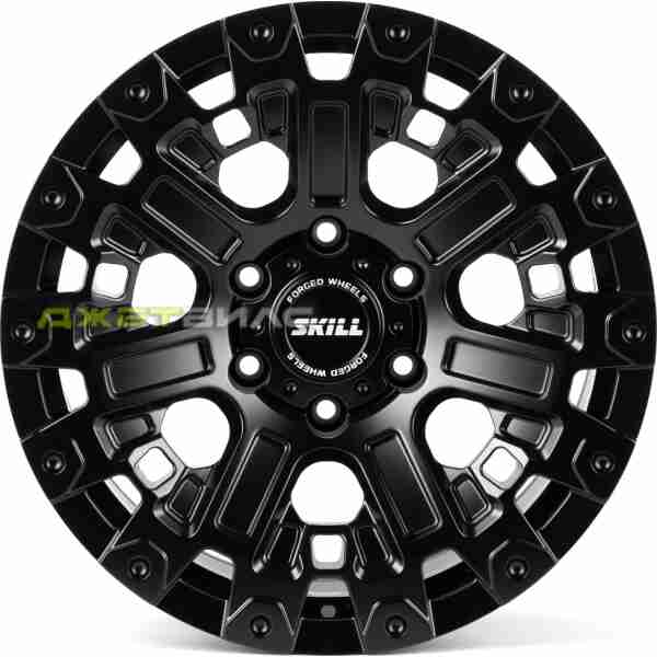 Кованый диск SKILL SV152-SL191 R18 9J 6x139.7 ET15 DIA 106.1 Чёрный Матовый