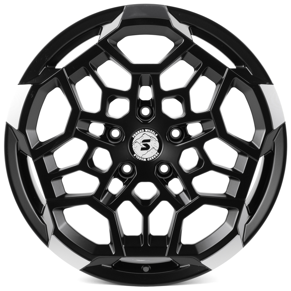 Кованый диск SKILL SV171-SK333 R20 9J 5x127 ET25 Кованый диск SKILL SV171-SK333 R20 9J 5x127 ET25 DIA 71.5 Чёрный Матовый + Полировка