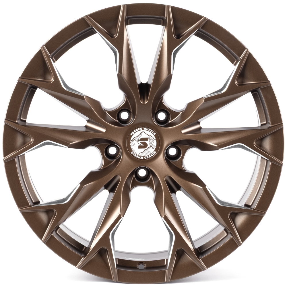 Кованый диск SKILL SV172-CS412 R20 9J 5x127 ET25 Кованый диск SKILL SV172-CS412 R20 9J 5x127 ET25 DIA 71.5 Бронза Матовая + Полировка