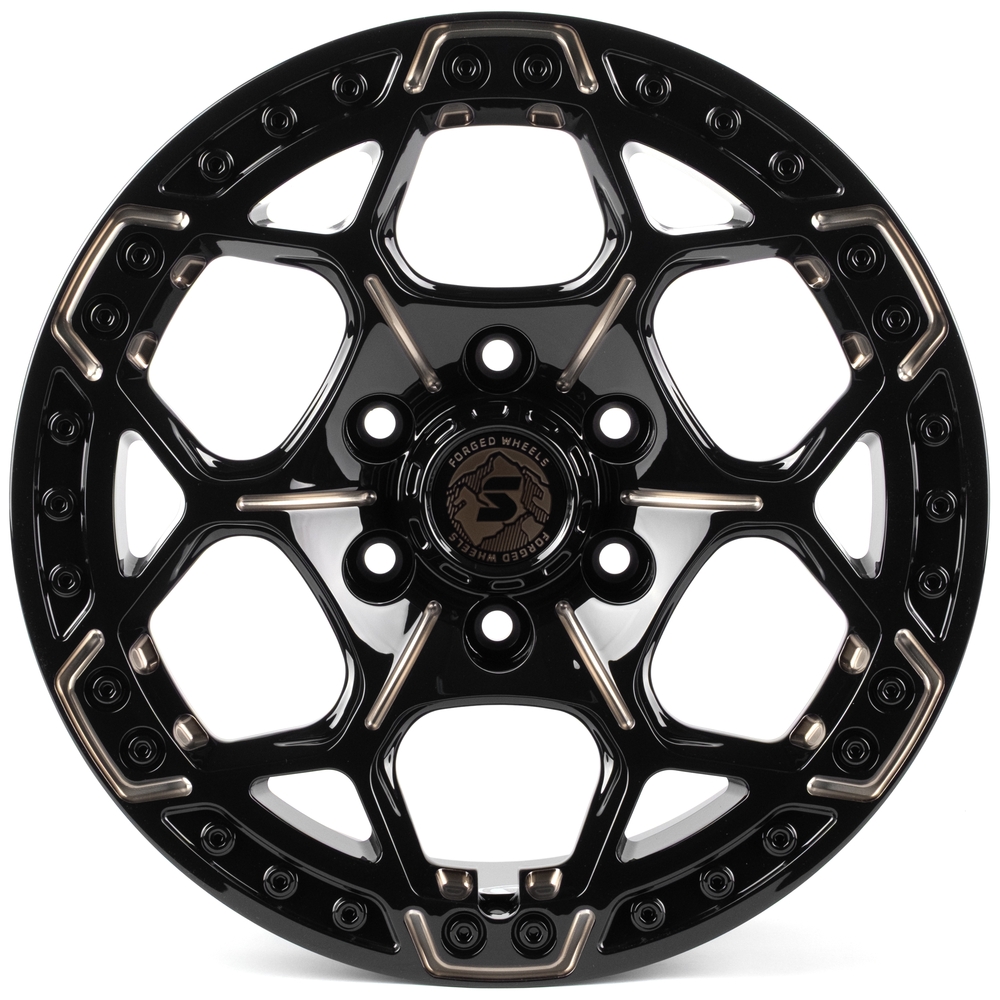 Кованый диск SKILL SV310-SK289 R17 8.5J 6x135 ET34 Кованый диск SKILL SV310-SK289 R17 8.5J 6x135 ET34 DIA 87.1 Чёрный Глянцевый + Полировка + Тёмный Лак