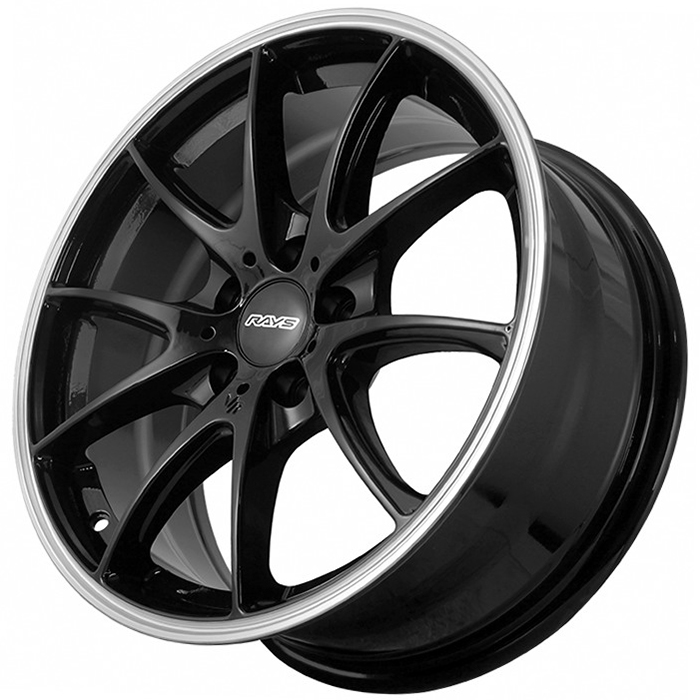 Литой диск FF REW009-1867 R16 7J 5x100 ET35 Литой диск FF REW009-1867 R16 7J 5x100 ET35 DIA 73.1 Black Machine Lip