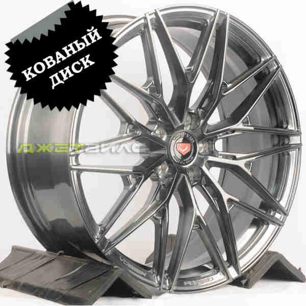 Кованый диск JETFORGED RGW5591 R20 8.5J 5x114.3 ET40 DIA 67.1 Brushed Grey+Aluminum Cap