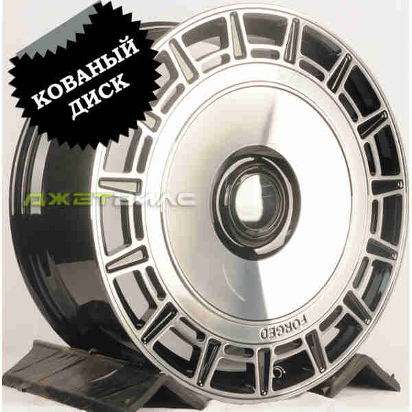 Кованый диск JETFORGED RGW368 R23 9.5J 5x120 ET40 DIA 72.56 Black Machine+Black Coating