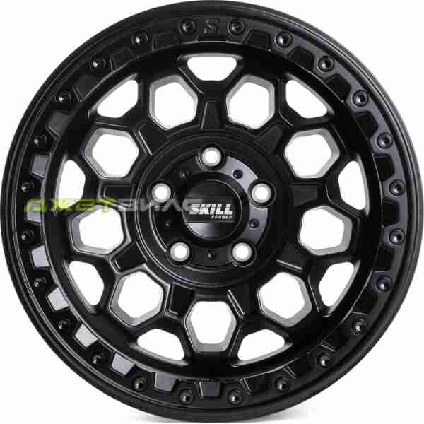 Кованый диск SKILL SB024-DS185 R17 9J 5x127 ET-12 DIA 71.6 Чёрный Матовый