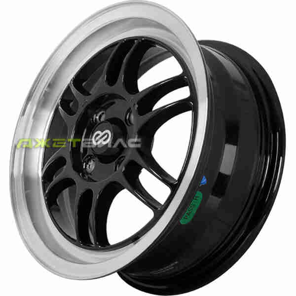 Литой диск FF SH7170-1358 R14 5.5J 4x100 ET36 DIA 73.1 Black  Lip  Polish