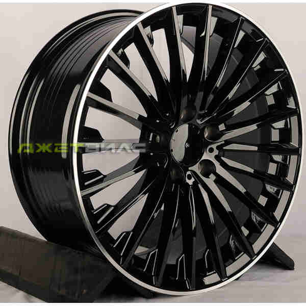 Литой диск KoKo Kuture FF577 R18 8J 5x112 ET45 DIA 66.45 Black Lip