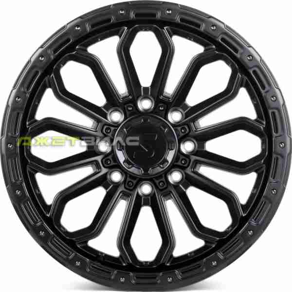 Кованый диск SKILL SV406-SK333 R20 9J 8x165.1 ET25 DIA 121.3 Чёрный Матовый