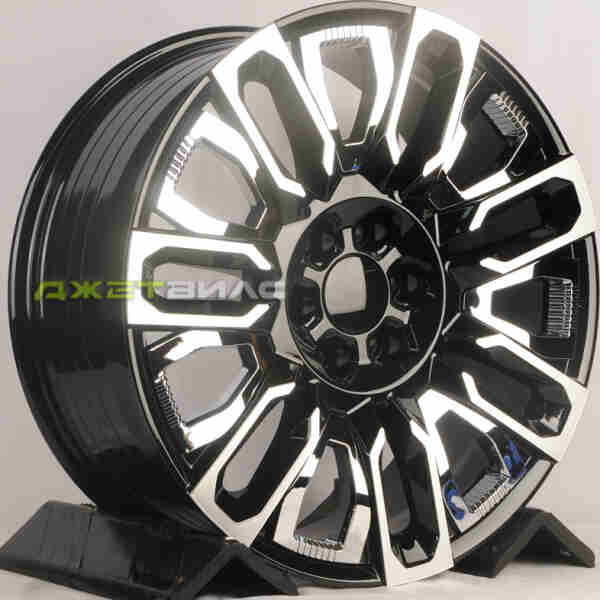 Литой диск RGW Wheels TYH86 R22 9J 6x139.7 ET25 DIA 78.1 Gloss Black Machine Face With Chrome Inside